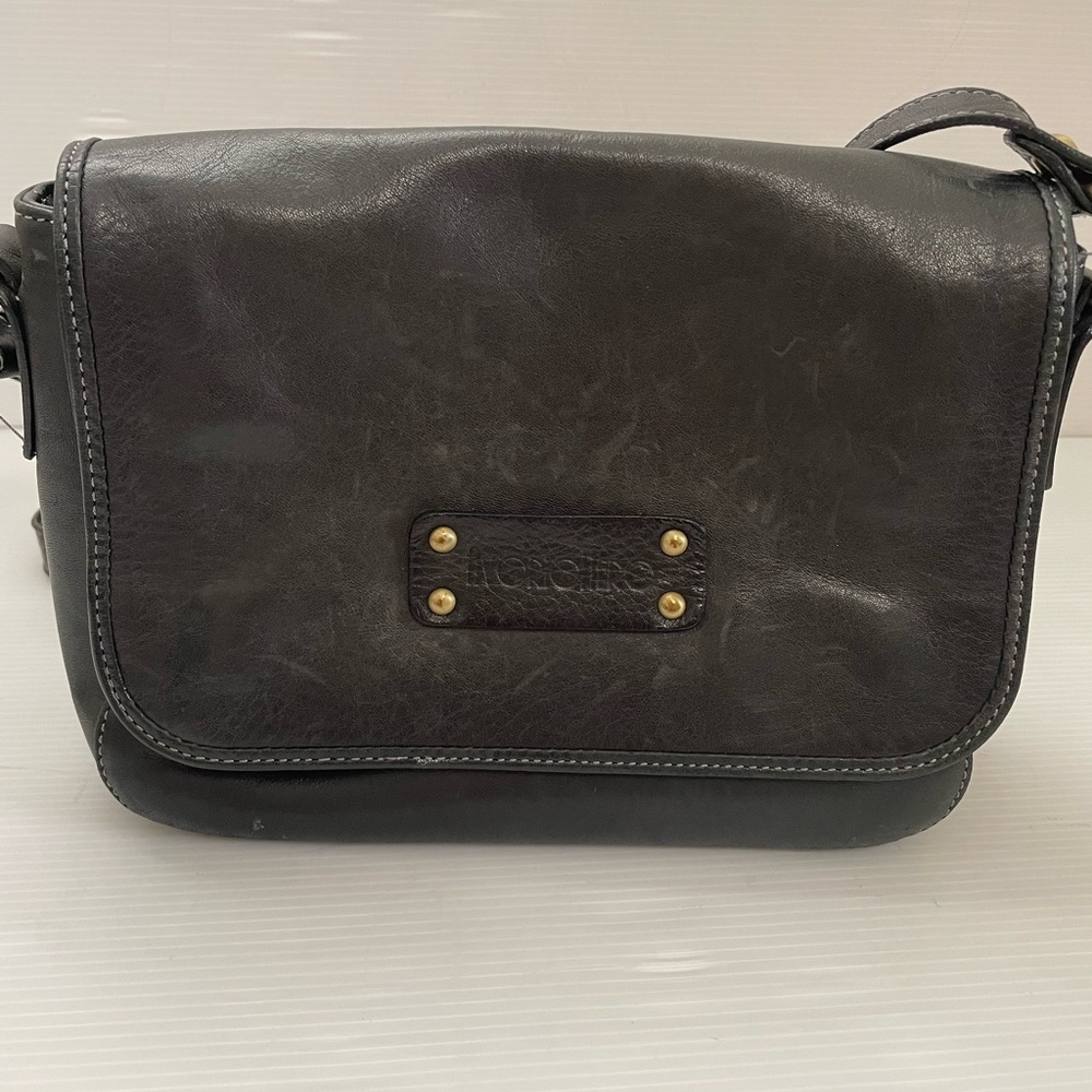 Avorio Nero Black Leather Shoulder bag Made in Italy Red Lining